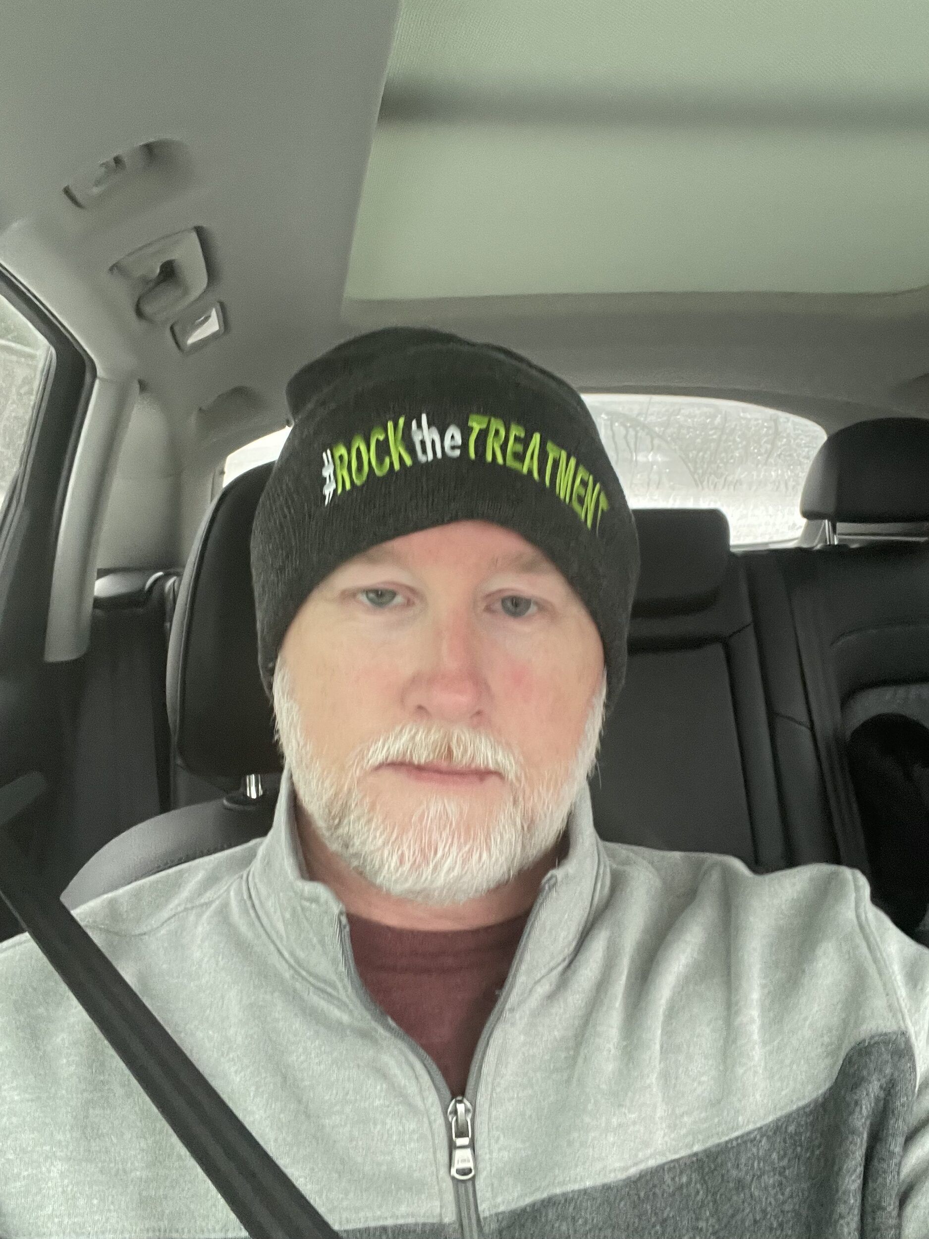 Mark Wariner wearing Rock The Treatment bennie